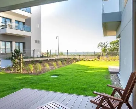 Przy Plazy Arka , Z Widokiem Na Morze :) Lägenhet *