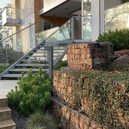 Przy Plazy Arka , Z Widokiem Na Morze :) Lägenhet *