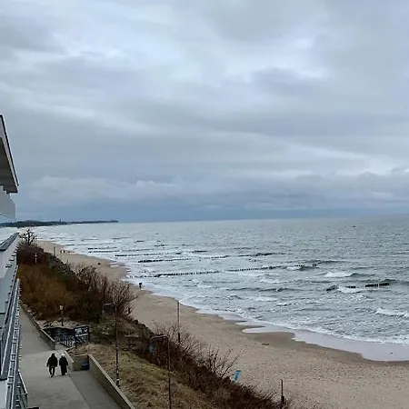 Przy Plazy Arka , Z Widokiem Na Morze :) Lägenhet *