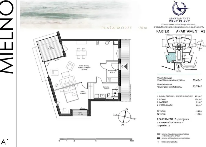 Przy Plazy Arka , Z Widokiem Na Morze :) *